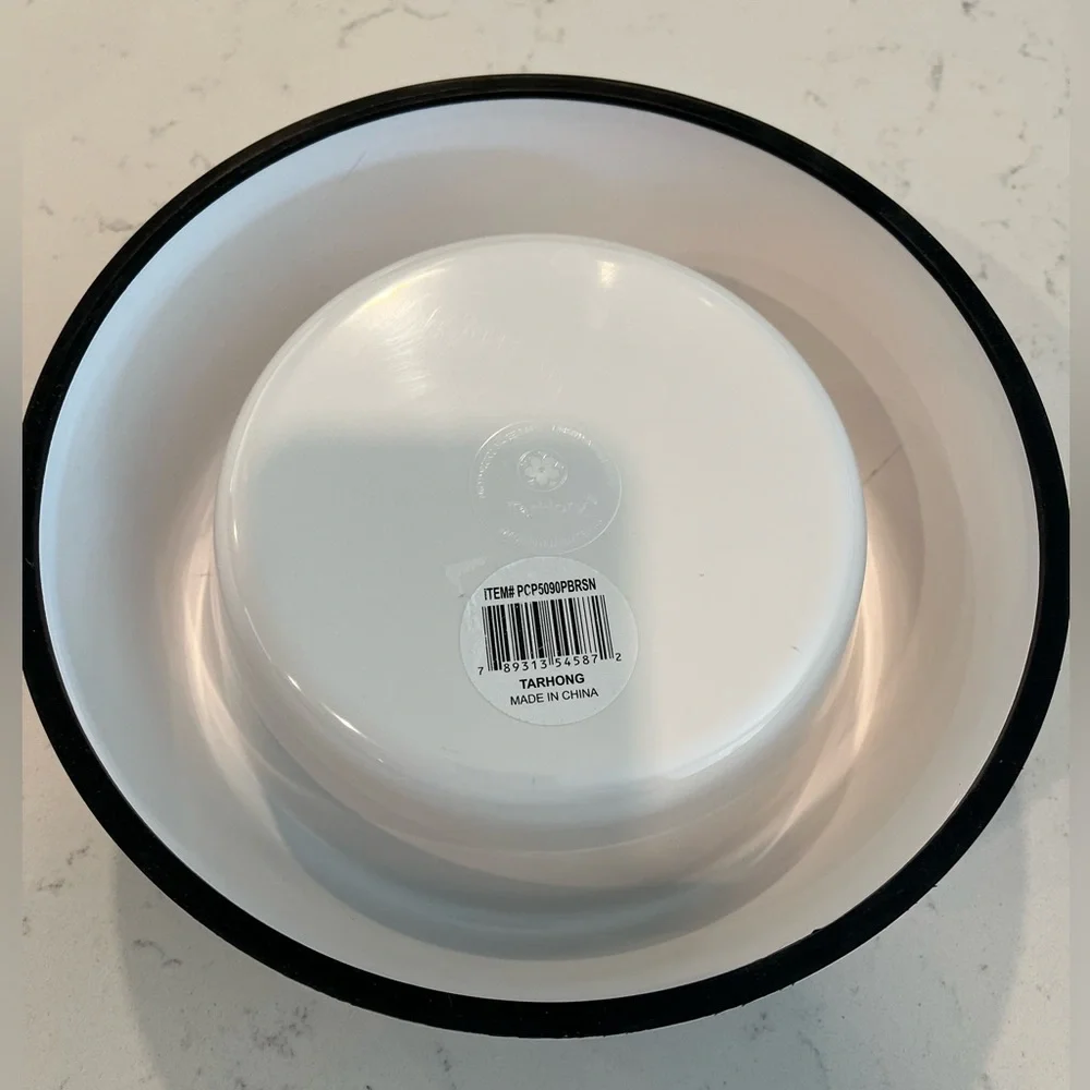 Set of 2 matching large dog bowls